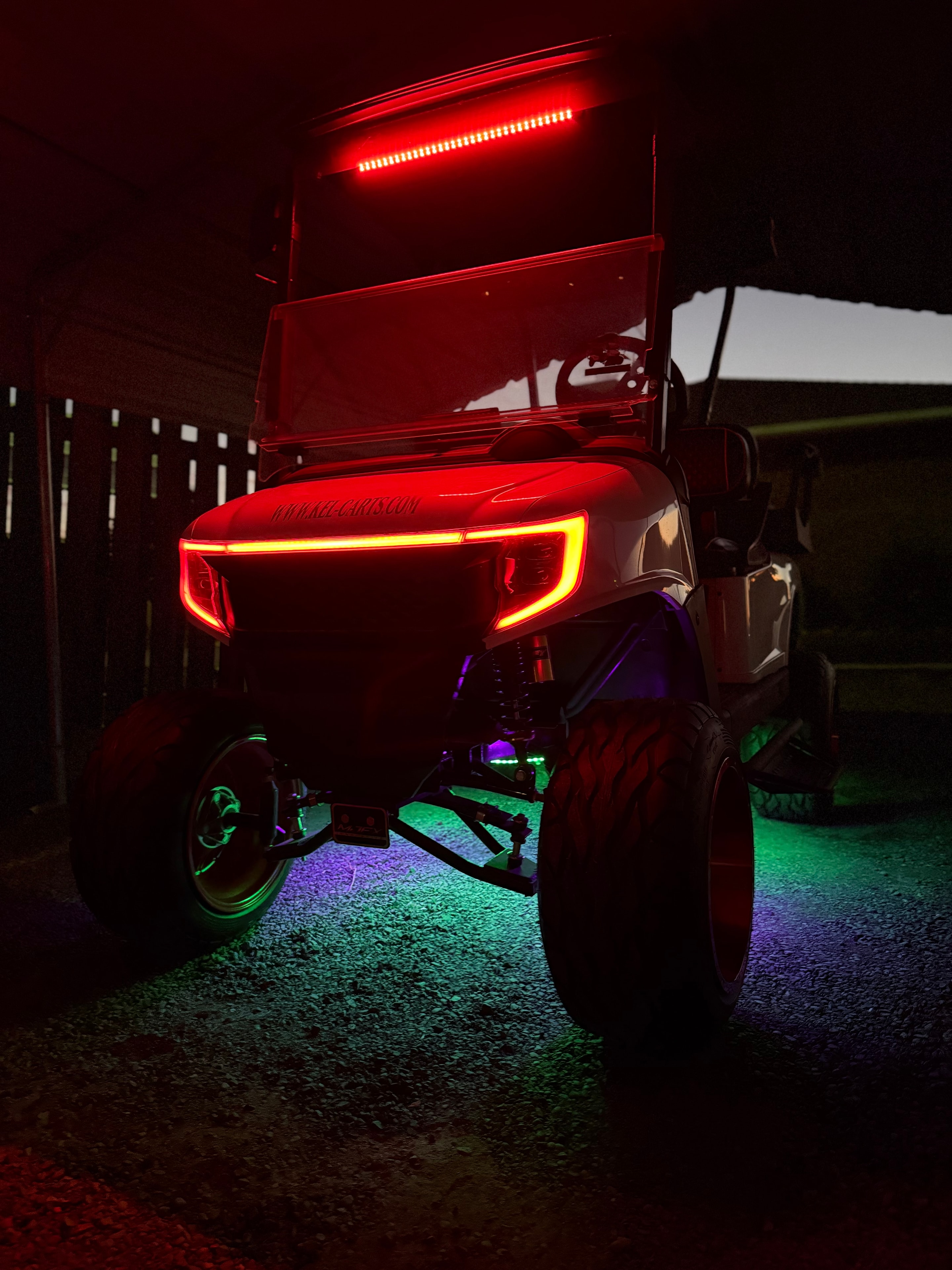 Custom golf cart build